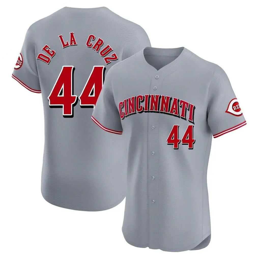 tocy C.Reds #44 Elly De La Cruz Player Gray Limited Elite Home Stitched Jerseys