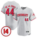 tocy C.Reds #44 Elly De La Cruz Player Gray Vapor Premier Limited Home Stitched Jerseys
