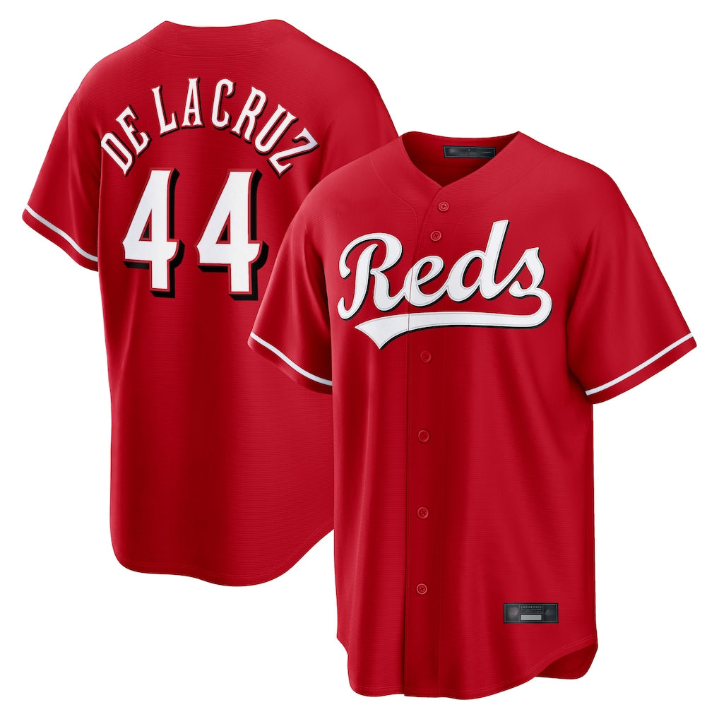 tocy C.Reds #44 Elly De La Cruz Player Red Home Game Stitched Jerseys