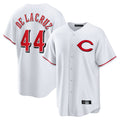 tocy C.Reds #44 Elly De La Cruz Player White Home Game Stitched Jerseys