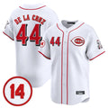 tocy C.Reds #44 Elly De La Cruz Player White Vapor Premier Limited Home Stitched Jerseys