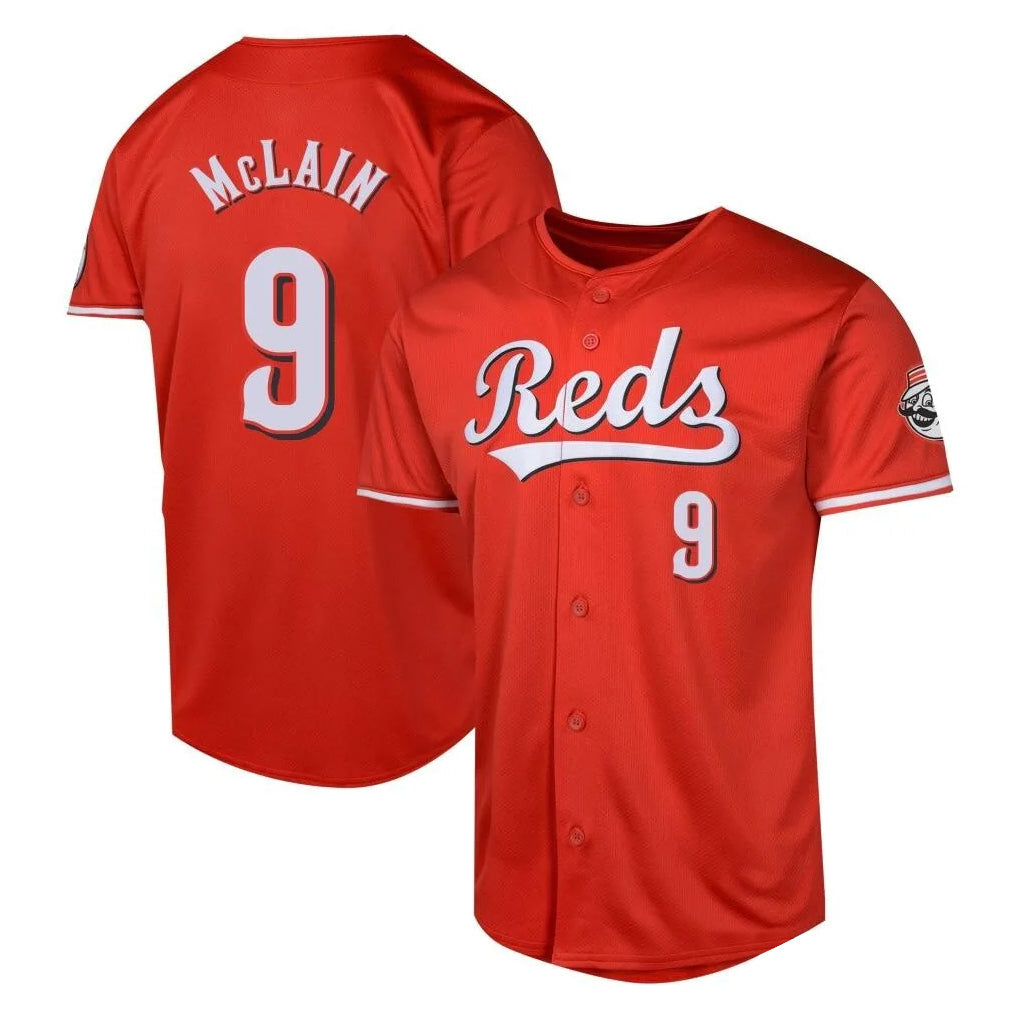 tocy C.Reds #9 Matt McLain Player Red 2026 City Connect Limited Home Stitched Jerseys