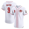 tocy C.Reds #9 Matt McLain Player White Limited Elite Home Stitched Jerseys
