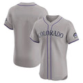 tocy C.Rockies Gray Limited Elite Home Blank Player Stitched Jerseys