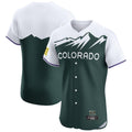 tocy C.Rockies Green City Connect Limited Elite Home Blank Player Stitched Jerseys