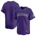 tocy C.Rockies Purple Limited Home Blank Player Stitched Jerseys