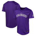 tocy C.Rockies Purple Limited Home Game Blank Player Stitched Jerseys