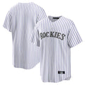tocy C.Rockies White Game Home Blank Player Stitched Jerseys