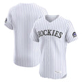 tocy C.Rockies White Limited Elite Home Blank Player Stitched Jerseys
