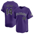 tocy C.Rockies #14 Ezequiel Tovar Player Purple Limited Home Stitched Jerseys