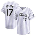 tocy C.Rockies #17 Todd Helton Player White Limited Home Stitched Jerseys