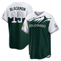 tocy C.Rockies #19 Charlie Blackmon Player Green City Connect Home Game Stitched Jerseys