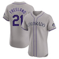 tocy C.Rockies #21 Kyle Freeland Player Gray Limited Elite Home Stitched Jerseys