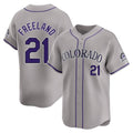 tocy C.Rockies #21 Kyle Freeland Player Gray Limited Home Stitched Jerseys