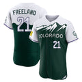 tocy C.Rockies #21 Kyle Freeland Player Green City Connect Limited Elite Home Stitched Jerseys