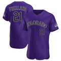 tocy C.Rockies #21 Kyle Freeland Player Purple Limited Elite Home Stitched Jerseys