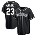 tocy C.Rockies #23 Kris Bryant Player Black Fashion Out Home Game Stitched Jerseys
