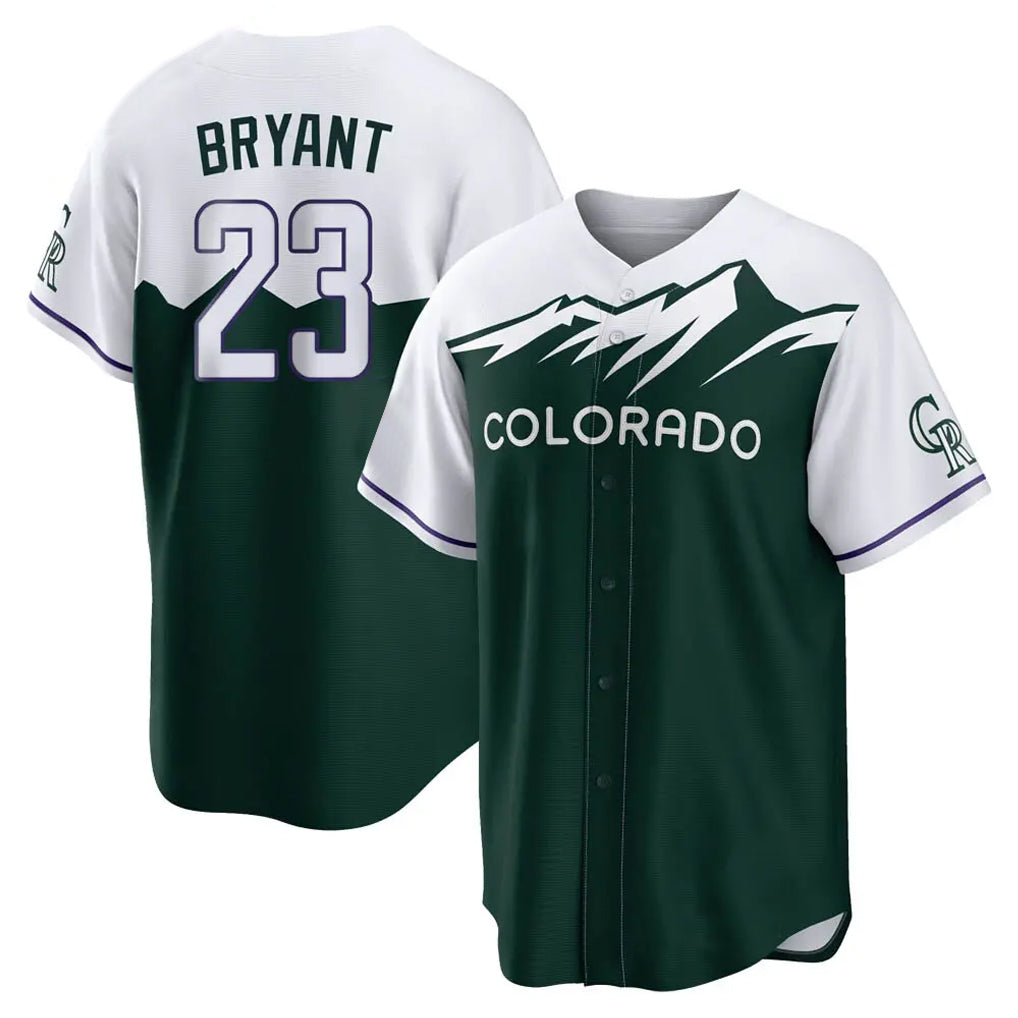 tocy C.Rockies #23 Kris Bryant Player Green City Connect Home Game Stitched Jerseys