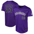 tocy C.Rockies #23 Kris Bryant Player Purple Limited Home Game Stitched Jerseys