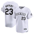 tocy C.Rockies #23 Kris Bryant Player White Limited Home Stitched Jerseys