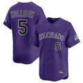 tocy C.Rockies #5 Matt Holliday Player Purple Limited Home Stitched Jerseys