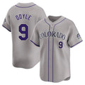 tocy C.Rockies #9 Brenton Doyle Player Gray Limited Home Stitched Jerseys