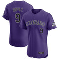 tocy C.Rockies #9 Brenton Doyle Player Purple Limited Elite Home Stitched Jerseys
