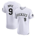 tocy C.Rockies #9 Brenton Doyle Player White Limited Elite Home Stitched Jerseys