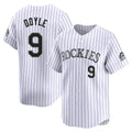 tocy C.Rockies #9 Brenton Doyle Player White Limited Home Stitched Jerseys