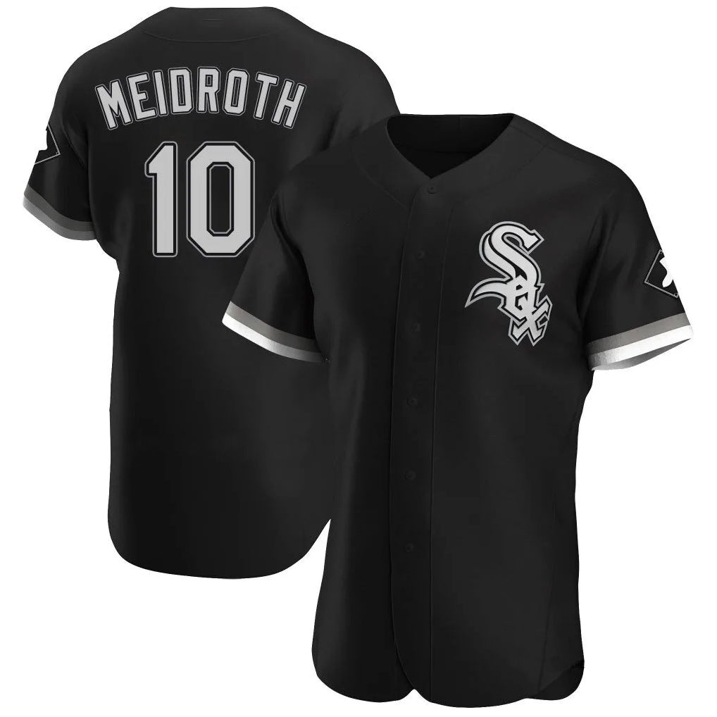 tocy C.White Sox #10 Chase Meidroth Player Black Limited Elite Home Stitched Jerseys
