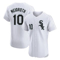 tocy C.White Sox #10 Chase Meidroth Player White Stripe Limited Elite Home Stitched Jerseys