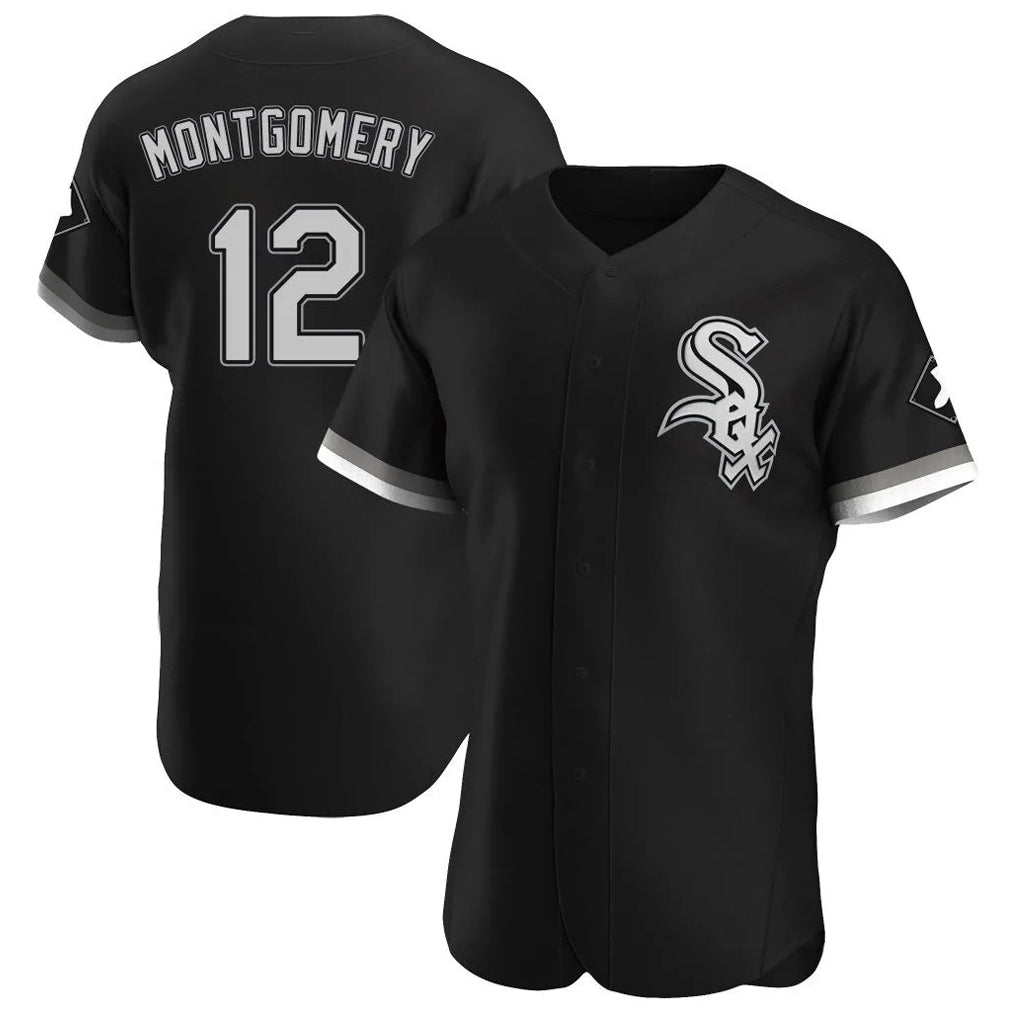 tocy C.White Sox #12 Colson Montgomery Player Black Limited Elite Home Stitched Jerseys