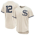 tocy C.White Sox #12 Colson Montgomery Player Cream Field of Dreams Limited Elite Home Stitched Jerseys