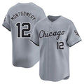 tocy C.White Sox #12 Colson Montgomery Player Gray Road Limited Home Stitched Jerseys