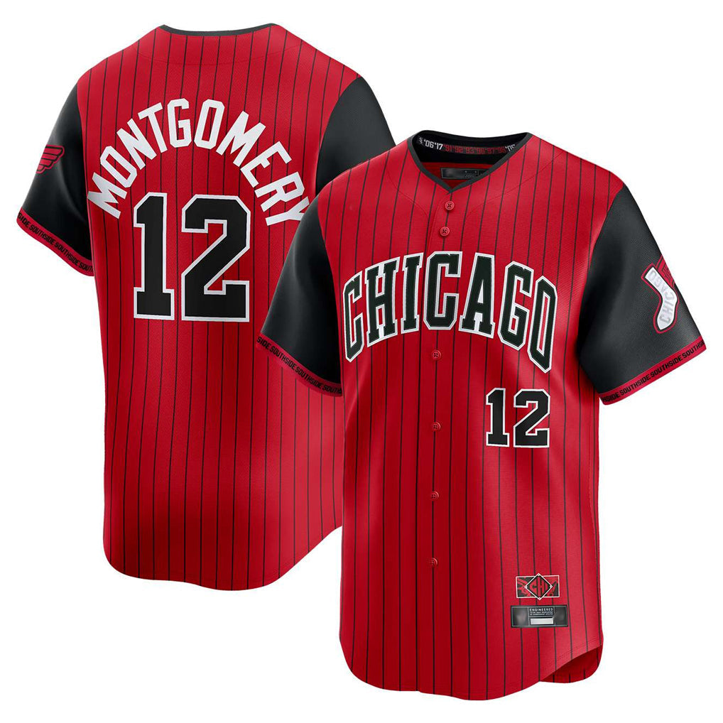 tocy C.White Sox #12 Colson Montgomery Player Red City Connect Limited Home Stitched Jerseys