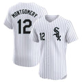 tocy C.White Sox #12 Colson Montgomery Player White Stripe Limited Elite Home Stitched Jerseys