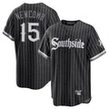 tocy C.White Sox #15 Sean Newcomb Player Black City Connect Home Game Stitched Jerseys