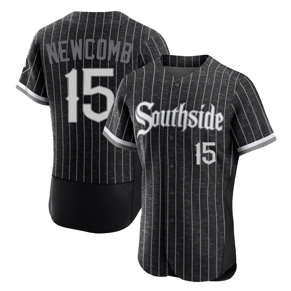 tocy C.White Sox #15 Sean Newcomb Player Black City Connect Limited Elite Home Stitched Jerseys