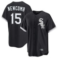 tocy C.White Sox #15 Sean Newcomb Player Black Home Game Stitched Jerseys