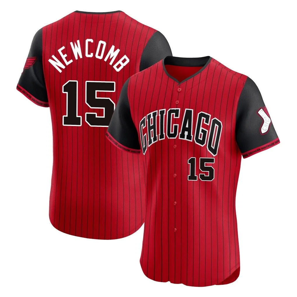 tocy C.White Sox #15 Sean Newcomb Player Red City Connect Limited Elite Home Stitched Jerseys