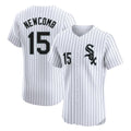 tocy C.White Sox #15 Sean Newcomb Player White Stripe Limited Elite Home Stitched Jerseys