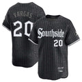 tocy C.White Sox #20 Miguel Vargas Player Black City Connect Limited Home Stitched Jerseys