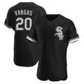 tocy C.White Sox #20 Miguel Vargas Player Black Limited Elite Home Stitched Jerseys