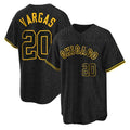 tocy C.White Sox #20 Miguel Vargas Player Black Snake Skin City Home Game Stitched Jerseys