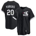tocy C.White Sox #20 Miguel Vargas Player Black Spring Training Game Stitched Jerseys