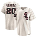 tocy C.White Sox #20 Miguel Vargas Player Cream Cooperstown Collection Limited Home Stitched Jerseys