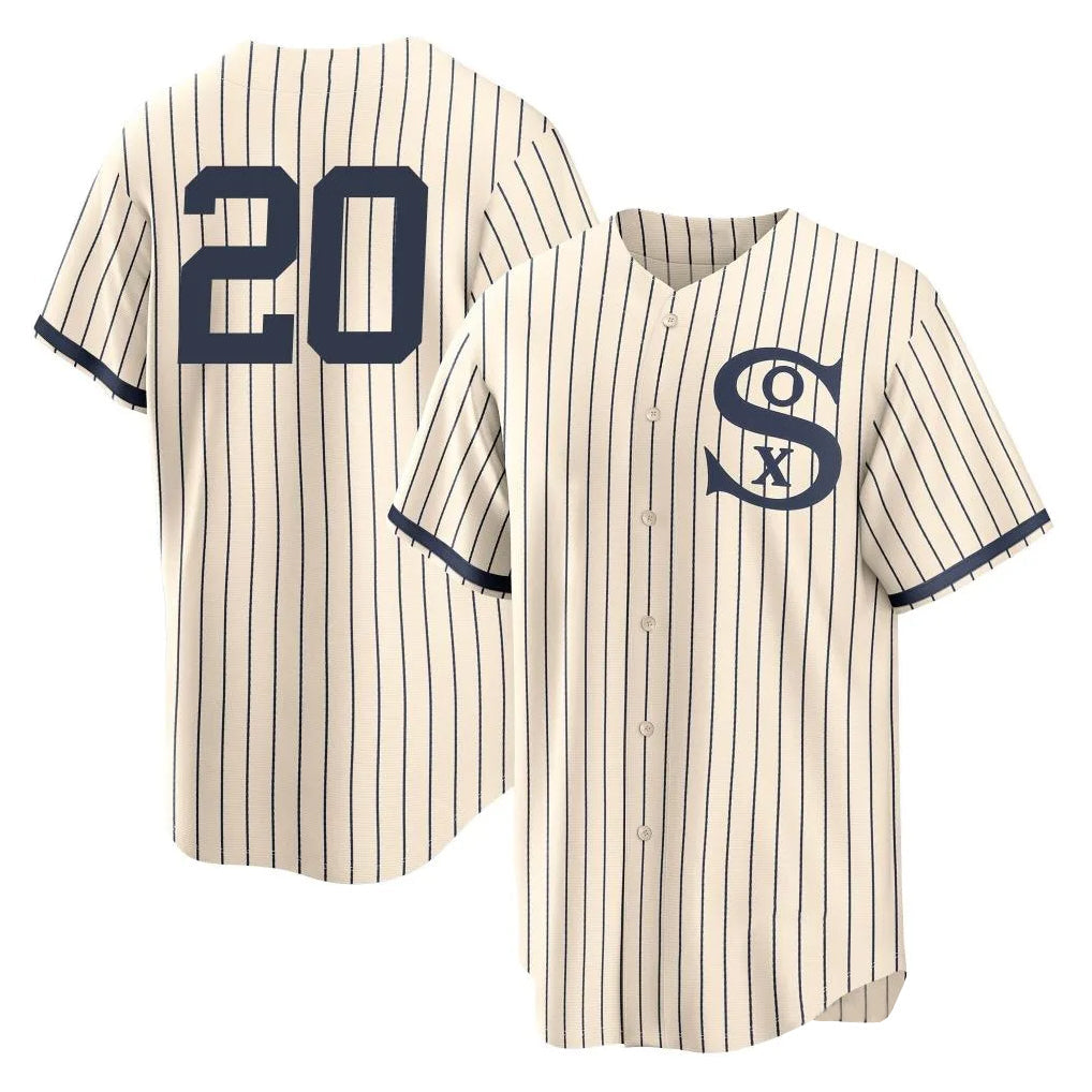 tocy C.White Sox #20 Miguel Vargas Player Cream Field of Dreams Home Game Stitched Jerseys
