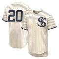 tocy C.White Sox #20 Miguel Vargas Player Cream Field of Dreams Limited Elite Home Stitched Jerseys