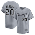 tocy C.White Sox #20 Miguel Vargas Player Gray Road Limited Home Stitched Jerseys