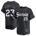 tocy C.White Sox #23 Andrew Benintendi Player Black City Connect Limited Home Stitched Jerseys